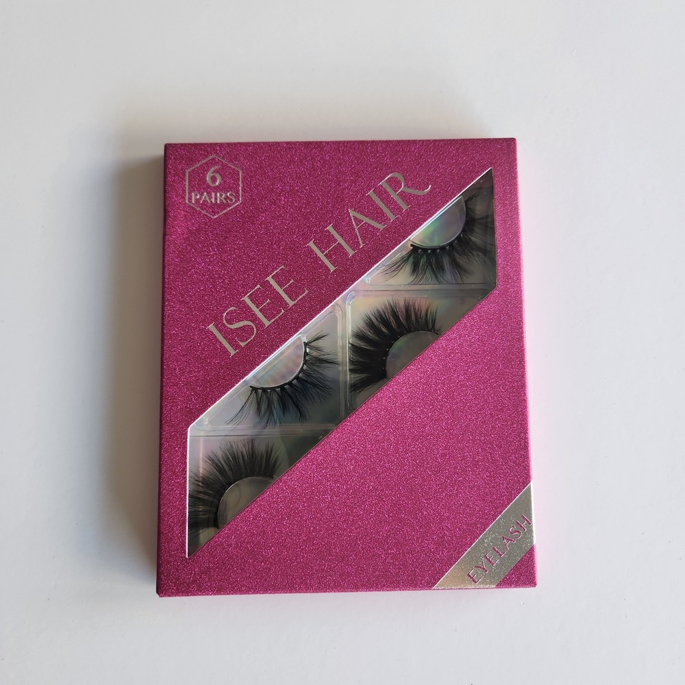 ISEE Hair Princess Eyelash Collection 6 Pairs Voluminous Wispy False Lashes NEW